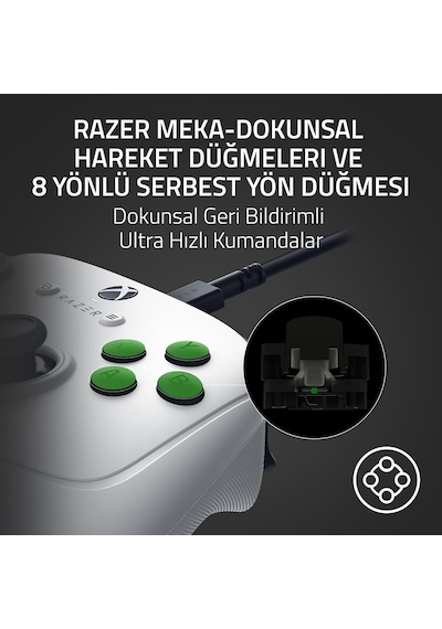 Razer Wolverine V3 Tournament Edition - Xbox X S Ve Pc Için Kablo