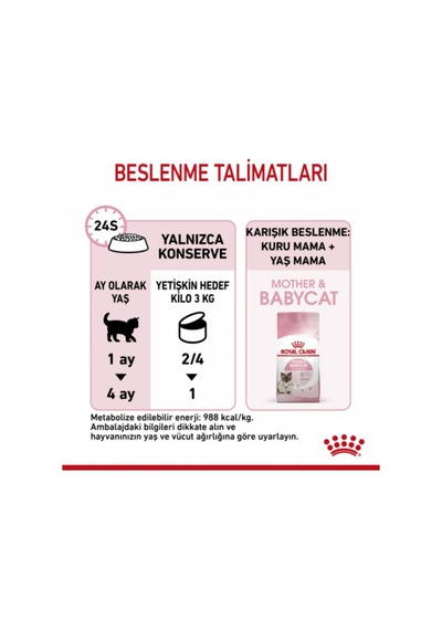 Royal Canin Mother Babycat Kedi Konservesi 195 Gr 12 Adet