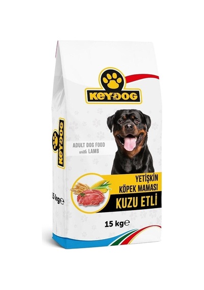 Keydog Lamb Adult Dog Kuzulu Yetişkin Köpek Maması 15 Kg