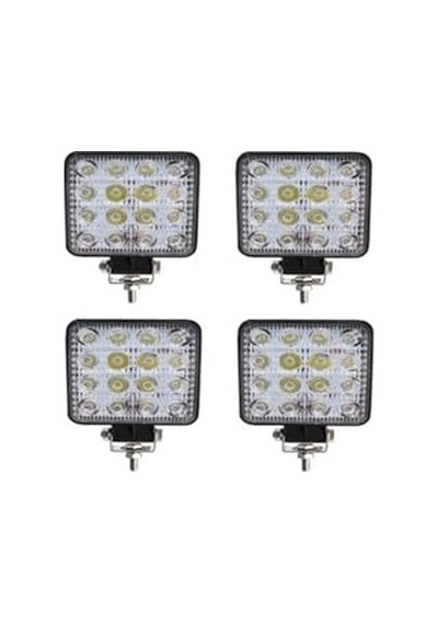 16 Ledli Çalışma Lambası 12-24 Volt İle Uyumlu 1 Yıl  4 Adet