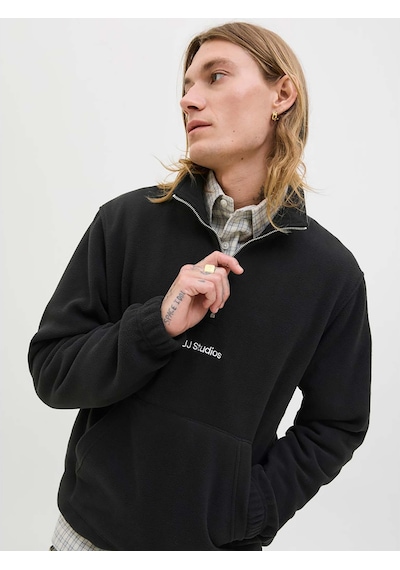 Jack & Jones Soho Erkek Siyah Sweatshirt 12279680-b Siyah