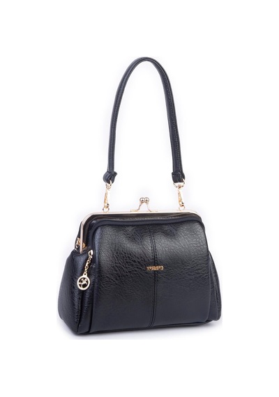 Nas Bag Burslu Klipsli Vintage Omuz Ve Çapraz Çanta 23x20 Cm Ebatlarındadır Siyah Victoria