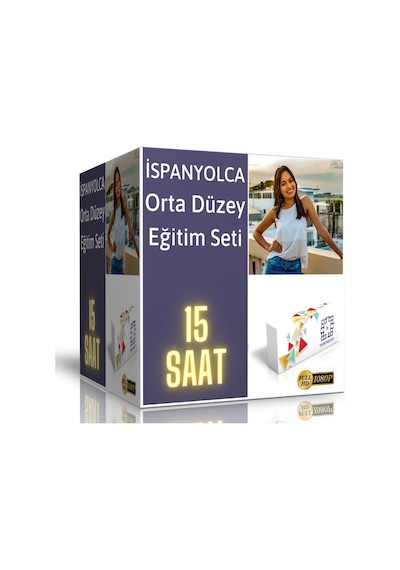 İspanyolca Orta Düzey Görüntülü Eğitim Seti