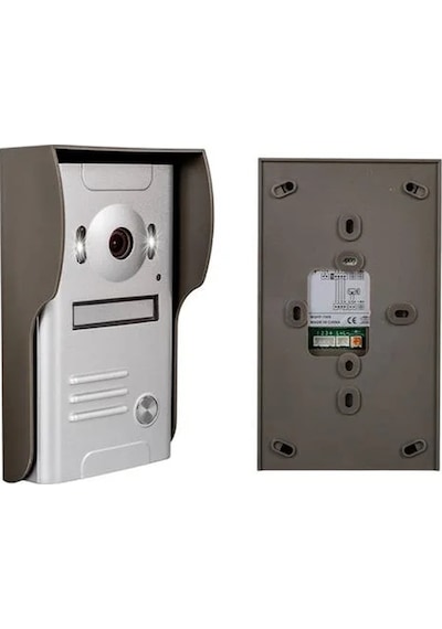 Powermaster 37m 2 Daire 7'' Görüntülü Diafon Kapı Zili Interkom Akıllı Ev Güvenliği Sistemi