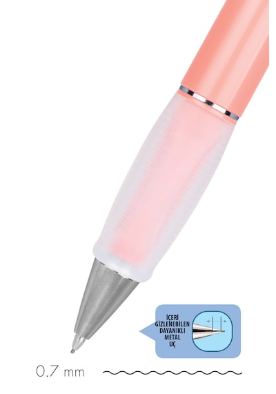 Serve Deep Mekanik Uçlu Kalem Toprak Tonları 0.7 MM  Mercan
