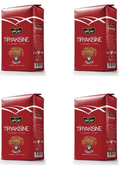 Ofçay Tiryakisine Siyah Dökme Çay  4 x 1 KG