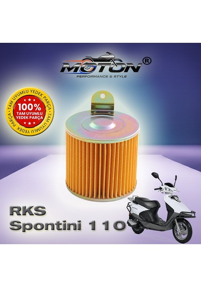 Rks Spontini 110 Uyumlu Yüksek Performanslı Motosiklet Hava Filtresi