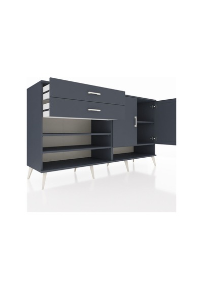 Hyperion Konsol 4 Raflı 2 Çekmeceli 2 Kapaklı 176x44x99 Antrasit- Antrasit-antrasit Hyperion Konsol 4 Raflı 2 Çekmeceli 2 Kapaklı 176x44x99 Antrasit- Antrasit-antrasit