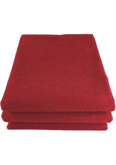 3 Adet Saç Boyası Tutmayan Mikrofiber El-yüz-kuaför-spor-havlusu Siyah