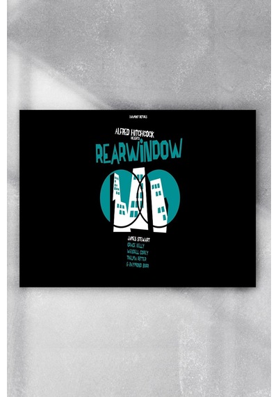 Rear Window Film Afişi Poster 4