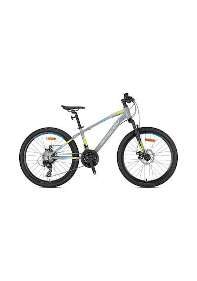 Kron Xc 75 - 24 Mtb - 13' - 21 Vites -m.disc - Nardo Gri/neon Sarı-siyah-mavi