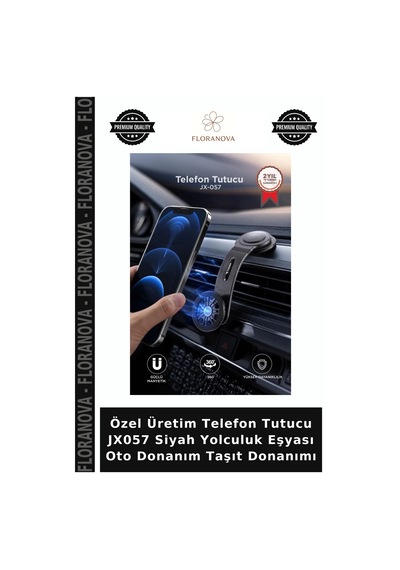 Özel Üretim Telefon Tutucu Jx057 Siyah Yolculuk Eşyası Oto Donanım Taşıt Donanımı