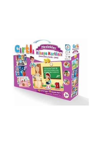 Cırt Cırtlı Hikaye Kartları Meslekler - Laço Kids
