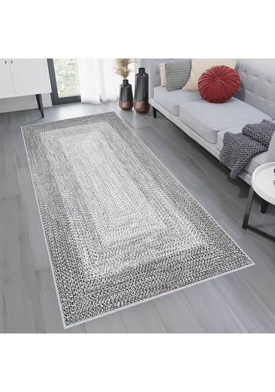 Rovigo Home Dijital Baskı Yıkanabilir Kaymaz Taban Salon Halısı  RVG1765 Çok Renkli