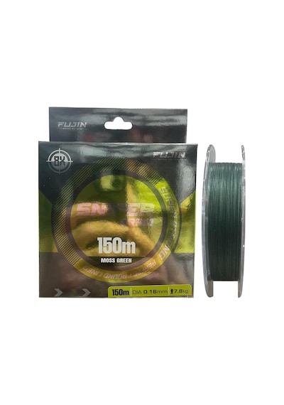 Fujin Sniper 8x 150mt 0.16mm 7.8kg İp Örgü Misina Koyu Yeşil