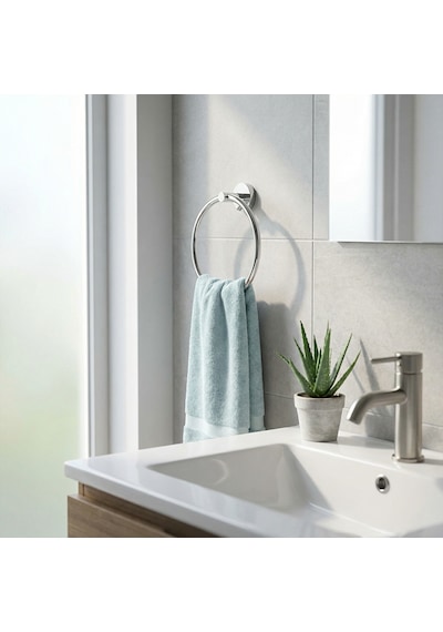 Eco Life Yuvarlak Havluluk Gri