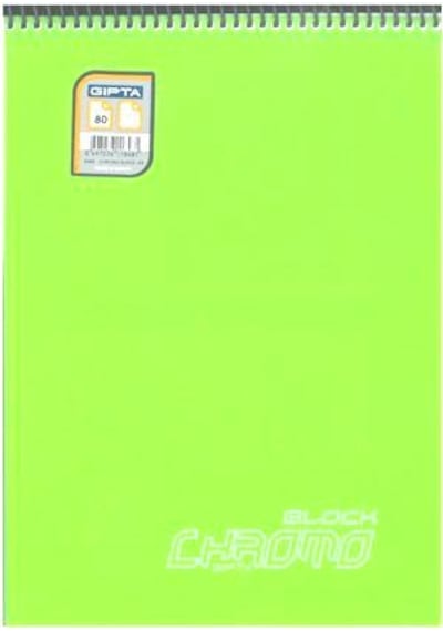 Gıpta Chromo Bloknot Çizgili A-4 80 Yaprak Plastik Kapak N11.1495