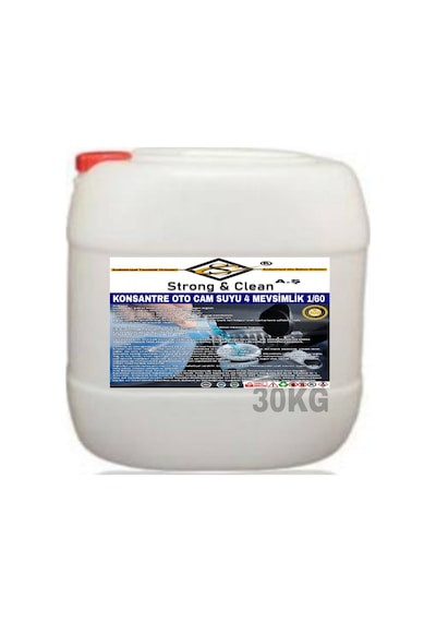 OTO CAM SUYU 4 MEVSİM KONSANTRE 1/60 30KG