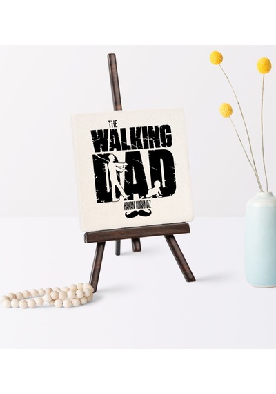Babalar Gününe Özel The Walking Dad Şovaleli Doğal Taş - 1