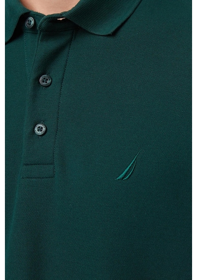 Nautica Erkek Yeşil Classic Fit Uzun Kollu Polo Yaka T-shirt-11427 Yeşil
