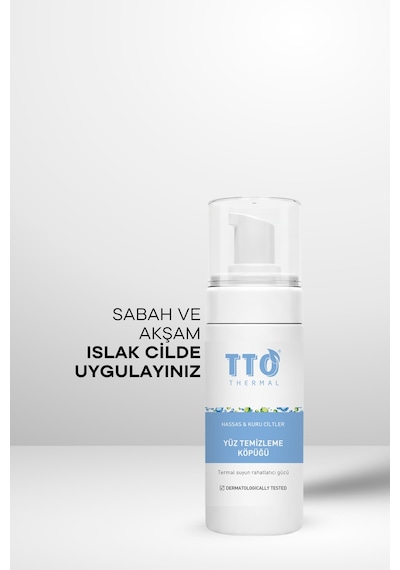 Tto Thermal Mini Yüz Temizleme Köpüğü 100 Ml Seyahat Boy Derin Temizlik