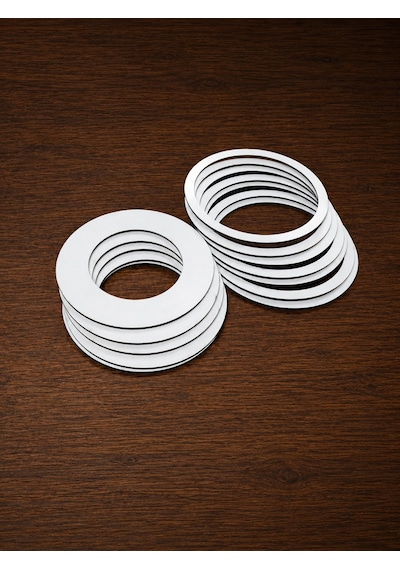 11 Cm Ahşap Makrome Kasnağı 3 Mm Kalınlık 1,5 Cm Kenarlı 100 Adet