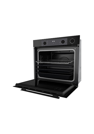 Ferre New Fryart - Steamart CS Serisi Ultra Sessiz Siyah  QEP64CS-CS205FA-D080-SA Ankastre Set