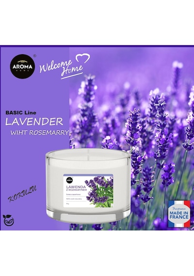Aroma Basic Line Kokulu Mum Lavender With Rosemary 115 G
