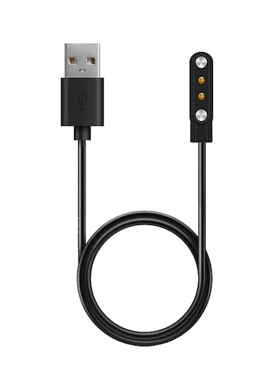 Forzacase Haylou Solar Ls05 İle Uyumlu Usb Manyetik Şarj Kablosu 1 Metre - Fc017 Siyah