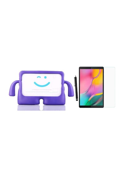 Mediapad T3 7" Kılıf Karakter Ibuy Silikon Kılıf + Ekran Koruyucu Sarı