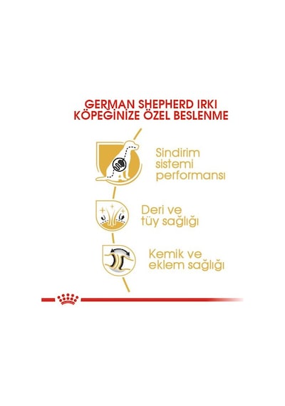 Royal Canin German Shepherd Tavuklu Alman Kurdu Yetişkin Köpek Maması 11 KG