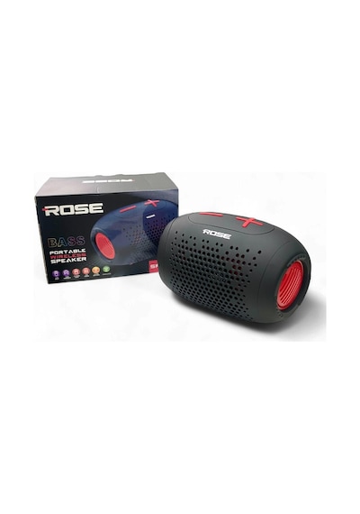 Rose Sp-504 Taşınabilir Şarjlı Bluetooth Hoparlör - Siyah