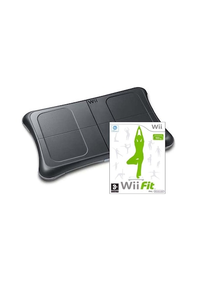 Nintendo Wii Balance Board Ve Wii Fit Oyun Nintendo Wii Aksesuar Balans Tahtası Seti Siyah