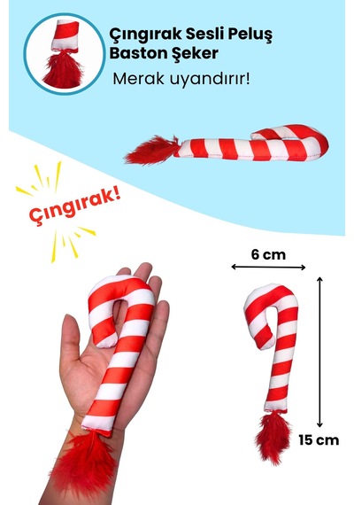 Miyav Yılbaşı Temalı Kedi Oyuncak Seti