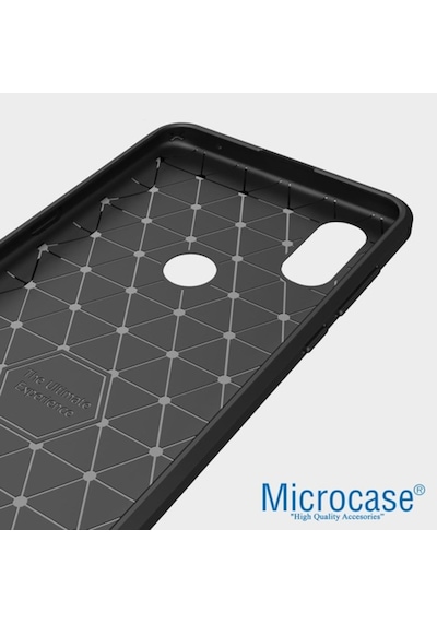 Xiaomi Mi Mix 3 Brushed Carbon Fiber Silikon Kilif + Ekran Koruma 310324155 - Seçenek / Ekran Koruma-Sadece Kilif Istiyorum