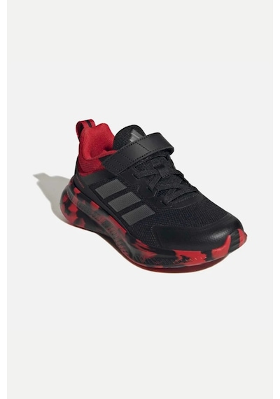 Adidas Forta Run 4.0 El Kh9115 Çocuk Spor Ayakkabı Siyah Siyah - Kırmız