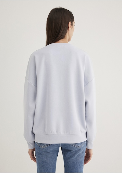 Mavi - Bisiklet Yaka Mavi Sweatshirt 168837-89201 Mavi