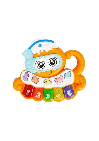 Minibo Sesli Ve Işıklı Piyanolu Ahtapot