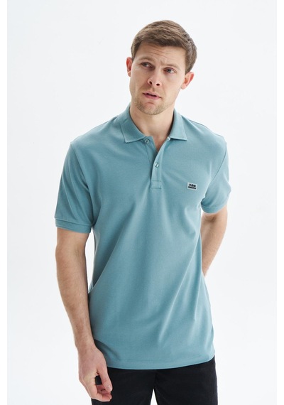 AR-MA Arma Erkek Regular Fit Basic % 100 Pamuk Pike Polo Yaka Tişört Y29374354102 Mavi