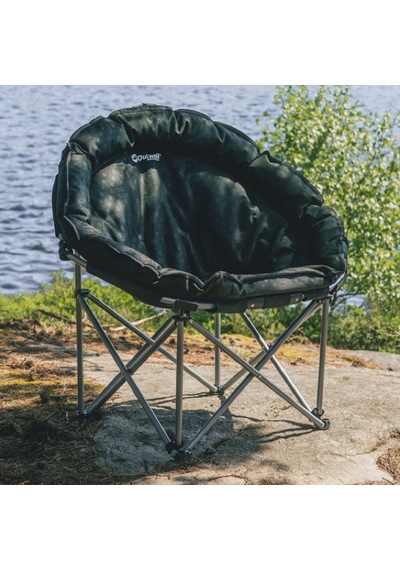 Outwell Casilda Deluxe Ultra Konforlu Katlanır Kamp Sandalyesi Siyah
