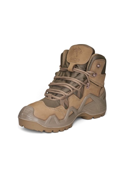 Nstil Günlük Erkek Bej Hakiki Deri Bot Bağcıklı Tırtık Kaymaz Taban Outdoor Ayakkabı X03