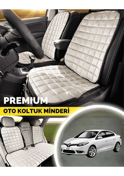Fluence Koltuk Minder Ortopedik Cepli Araç Ve Kılıf Seti Tam Uyumlu,bej Renk,konforlu Tasarım