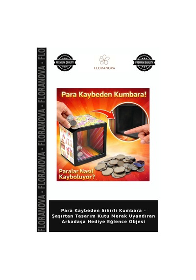 Para Kaybeden Sihirli Kumbara Şaşırtan Tasarım Kutu Merak Uyandıran Arkadaşa Hediye Eğlence Objesi