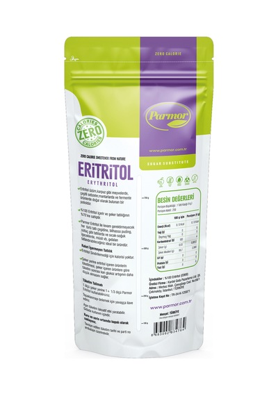 Parmor 1 Kg Eritritol 1 paket. Keto / Ketojenik / Vegan diyet