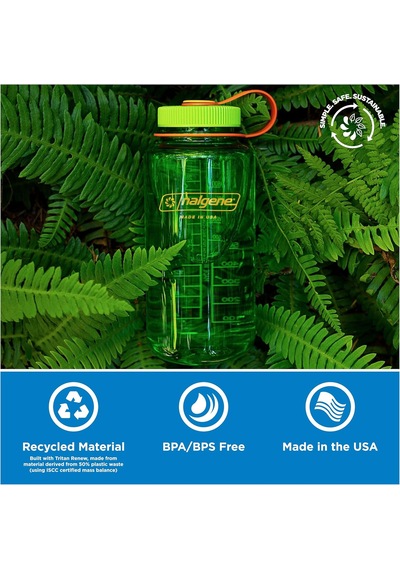 Nalgene Monokrom Collection Su Şişesi, Geri Dönüştürülmüş Malzeme Çok Renkli