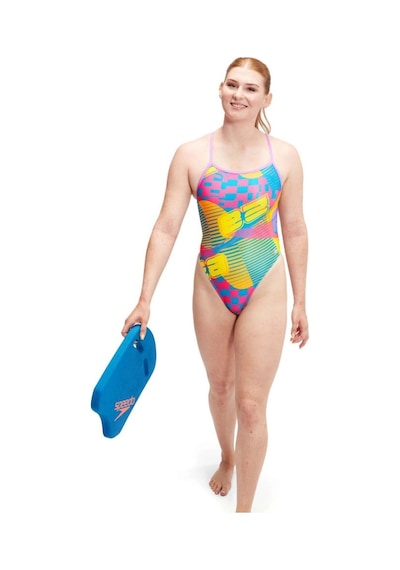 Speedo Lov Dıgı Vbk Kadın Yüzücü Mayosu Sarı-mavi Sarı-mavi