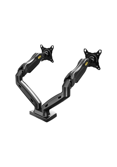 Nb F160 Çift Monitör Kolu, Gazlı Yaylı Monitör Standı, 10-27 İnç Vesa Uyumlu, 2-9 Kg Taşıma Kapasiteli, 360