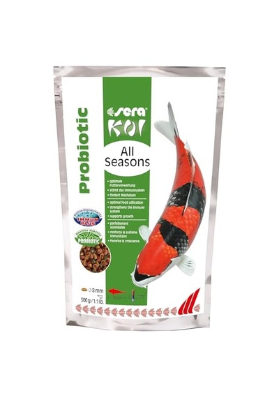 Sera Koi Dört Mevsim Probiyotikli Havuz Balığı Yemi 500 Gr