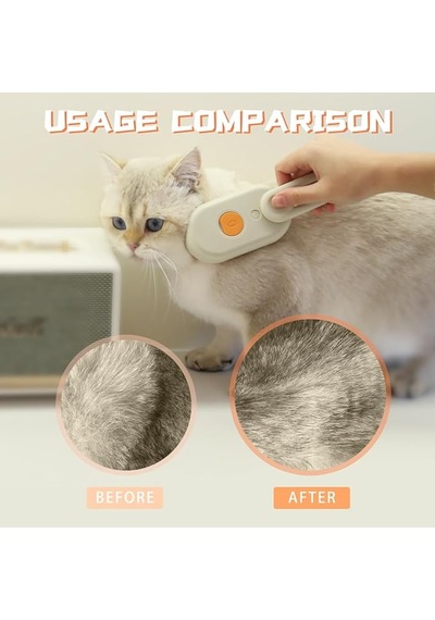 1 Adet Kedi Köpek Buharlı Pet Tarağı Spray Fırça