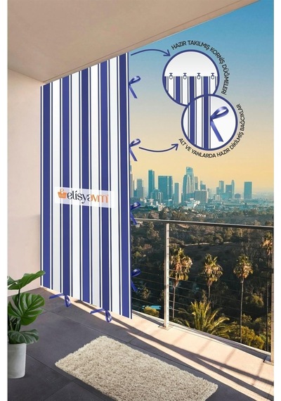 Nivemeshome Balkon Perdesi Branda Güneşlik 6 Renk Seçeneği, 200 X 215 Tybf4hqlngmh96yc42 Çok Renkli